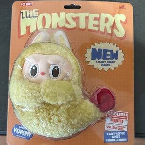 Pop Mart The Monsters Earphone Case - Yellow